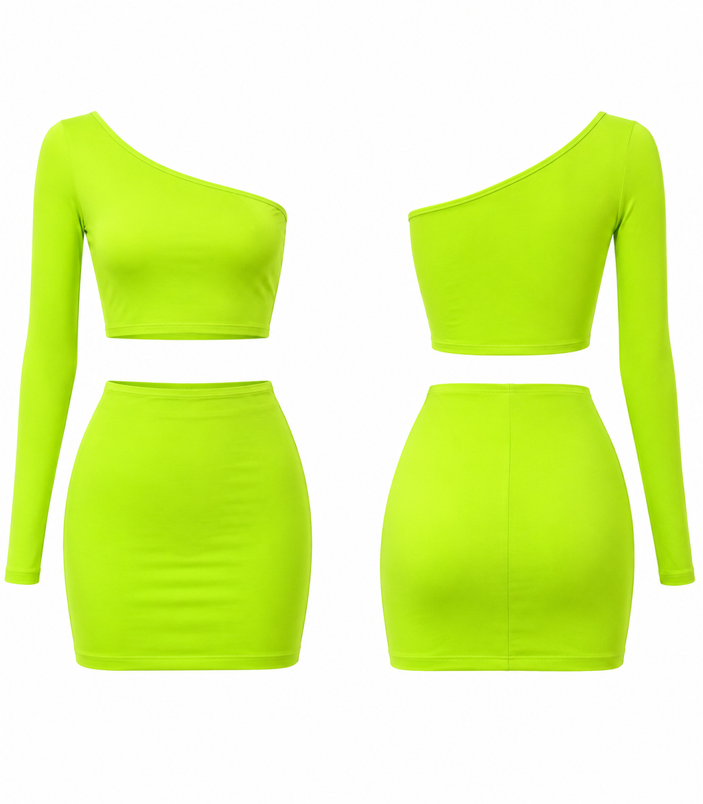 Lime Luxe Skirt Set