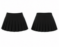 Midnight Luxe Pleated Mini Skirt