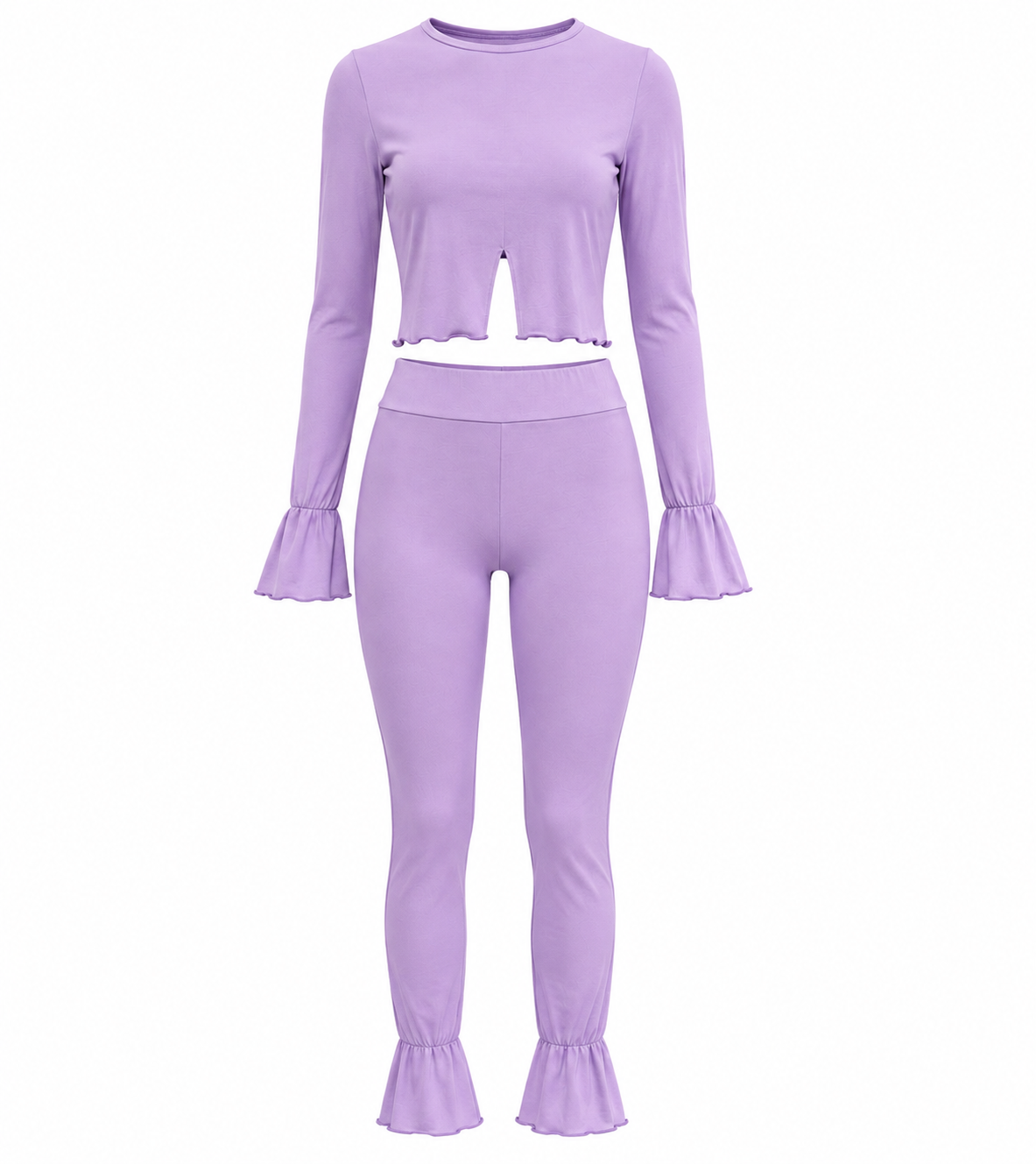 Lavender Luxe Ruffle Lounge Set