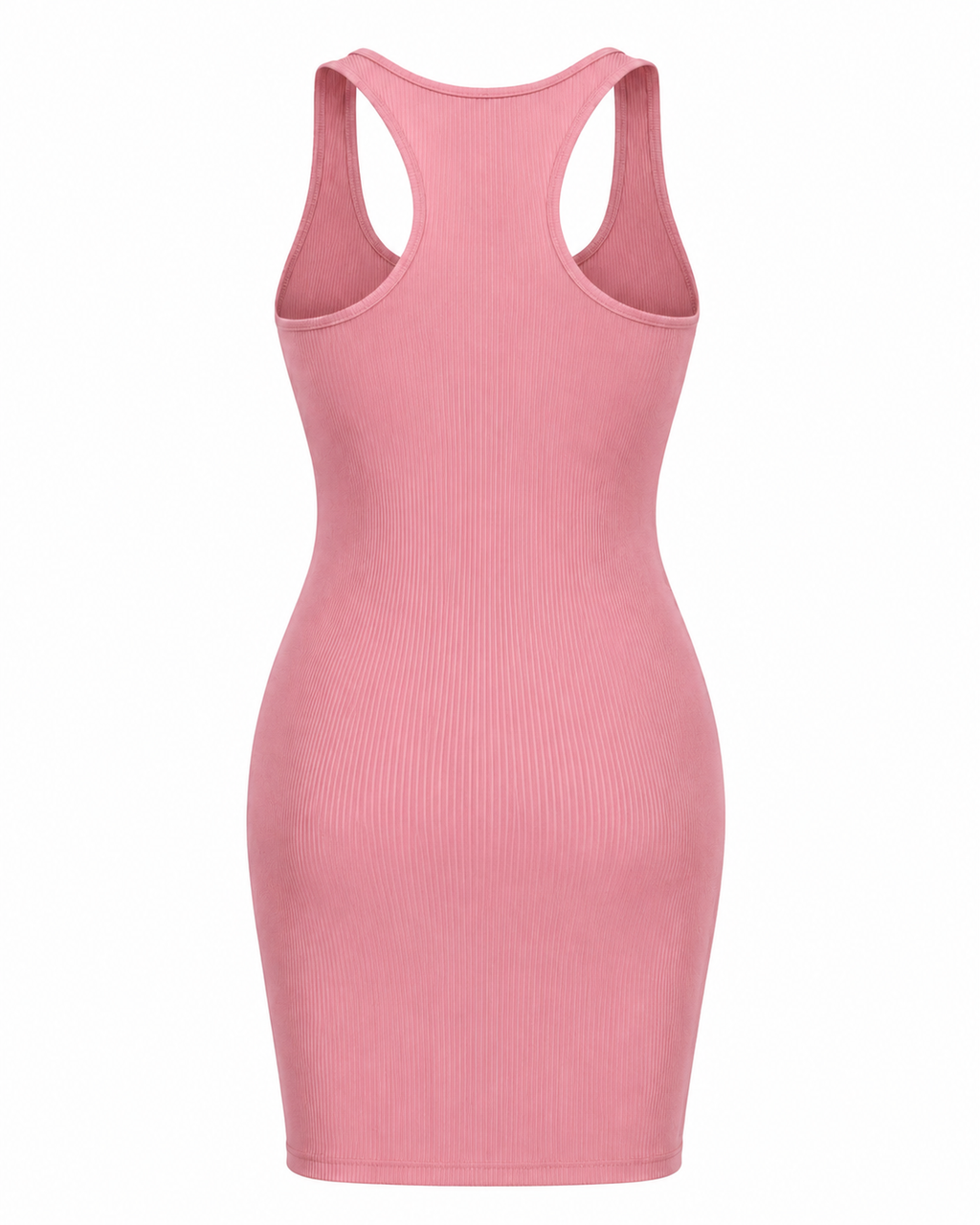 Blush Muse Ribbed Bodycon Midi Dress