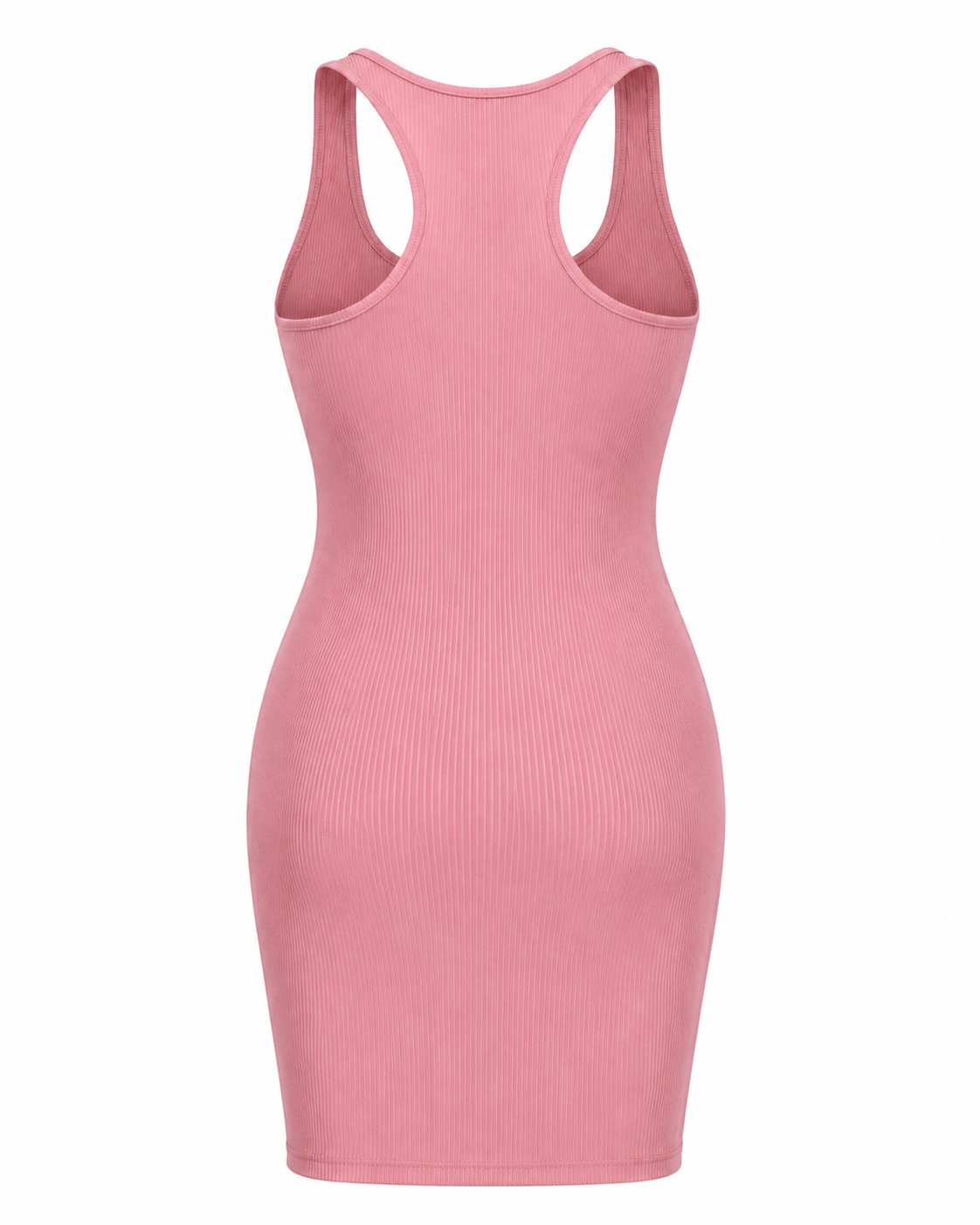 Blush Muse Ribbed Bodycon Midi Dress