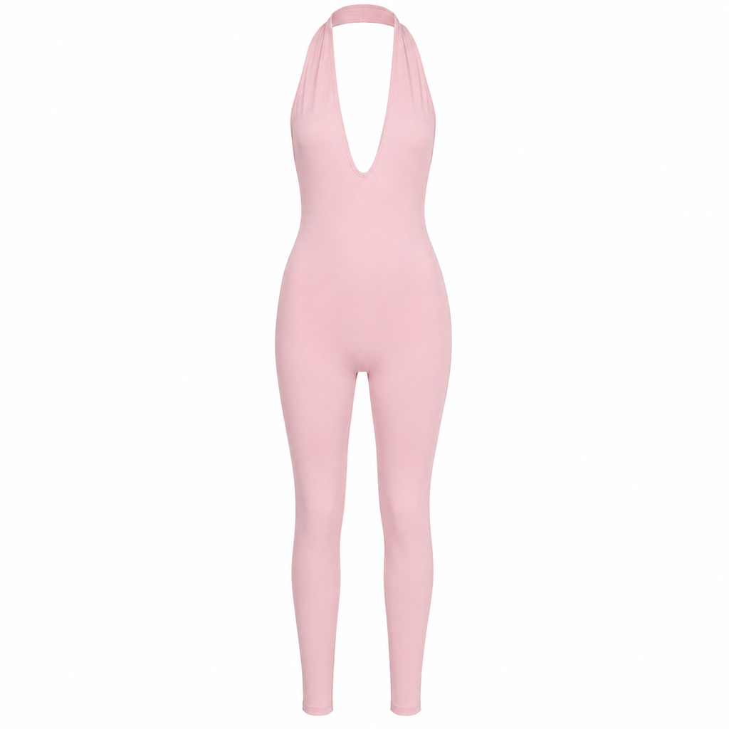 Blush Back-Out Jumpsuit