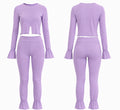 Lavender Luxe Ruffle Lounge Set