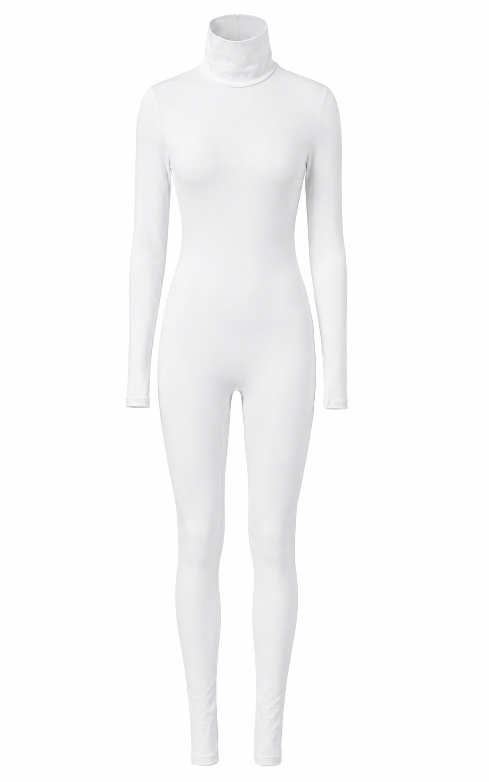White Turtleneck Luxe Bodysuit
