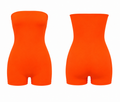 Sunset Glow Strapless Bodycon Romper