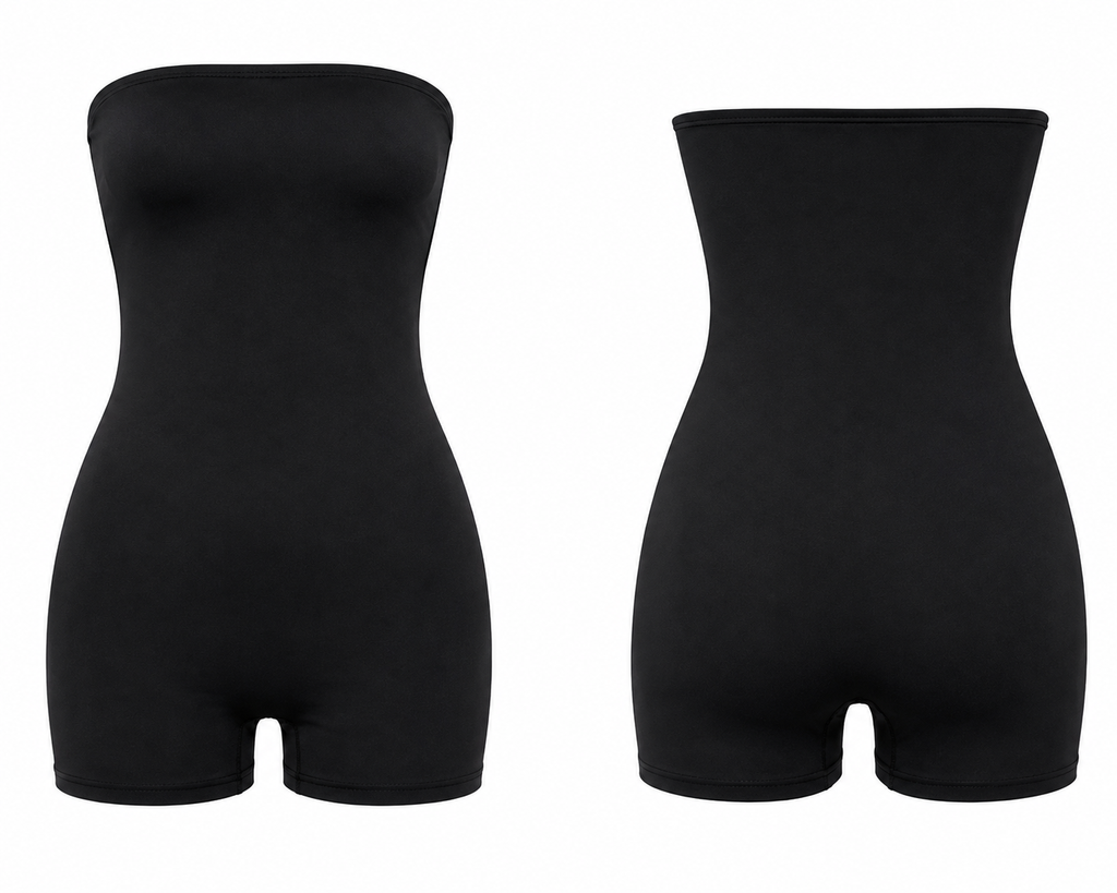 Midnight Strapless Bodycon Romper