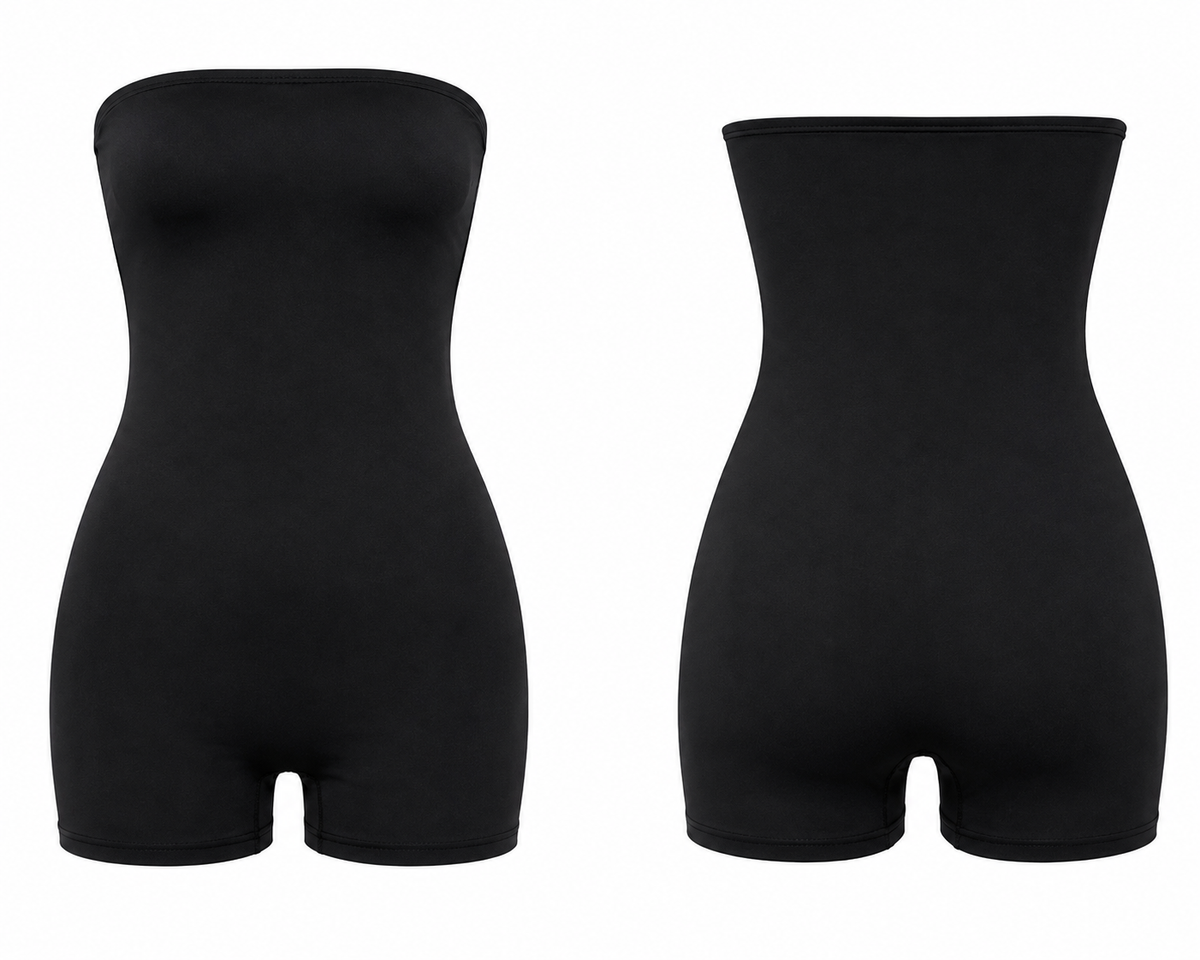 Midnight Strapless Bodycon Romper
