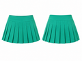 Emerald Envy Pleated Mini Skirt $7