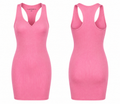 Pink Paradise Ribbed Bodycon Dress