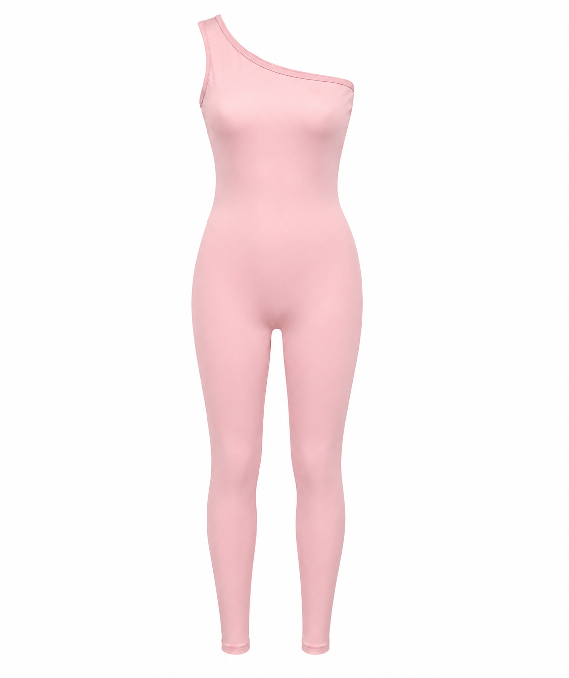Blush Bliss One-Shoulder Jumpsuit