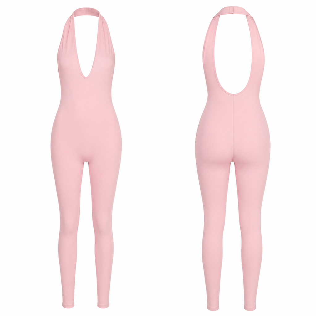 Blush Back-Out Jumpsuit