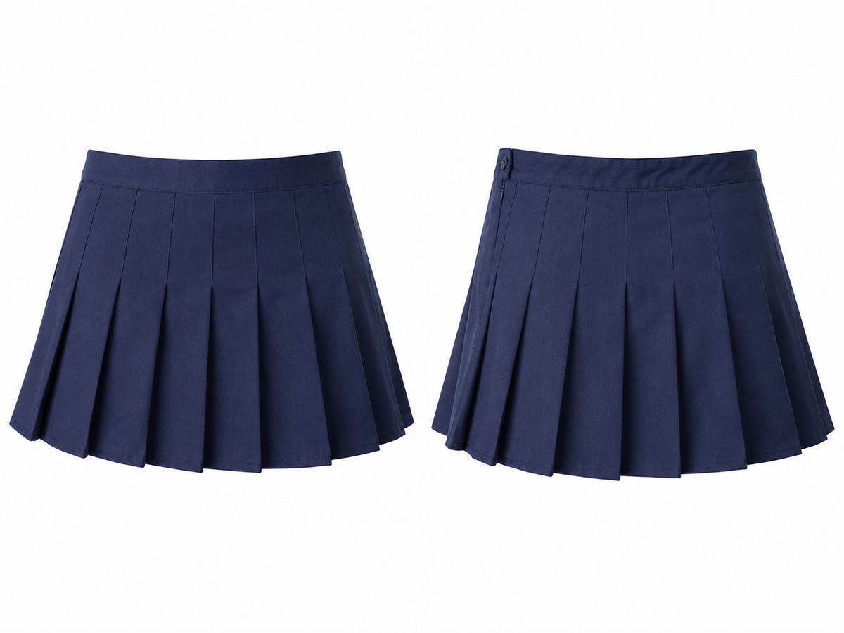 Navy Spirit Cheer Skirt