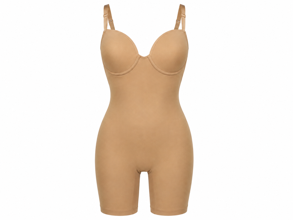 Caramel Sculpt Short Bodysuit