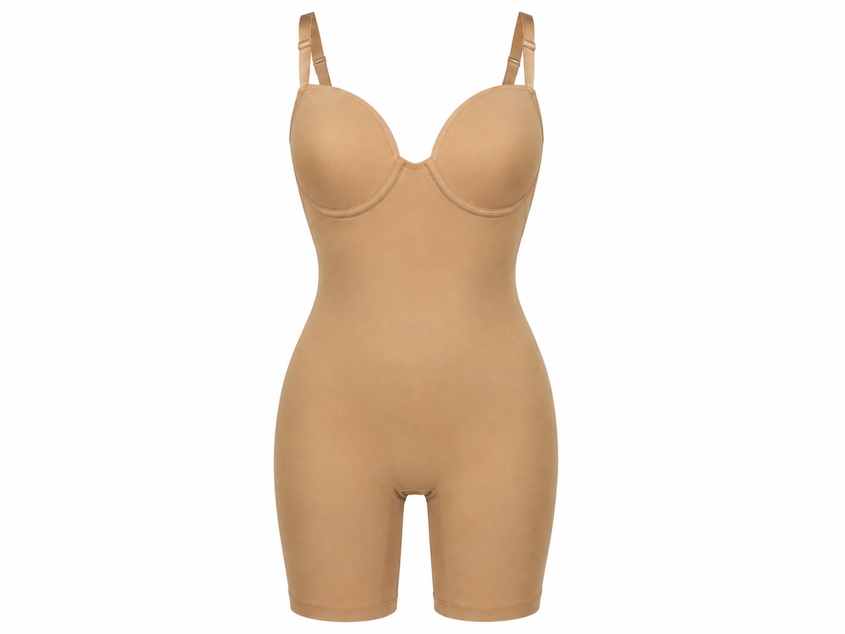 Caramel Sculpt Short Bodysuit