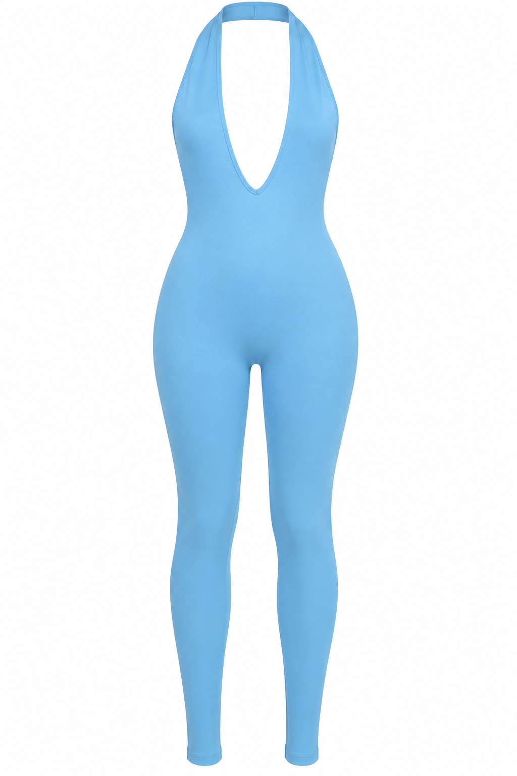 Sky Blue Back-Out Jumpsuit