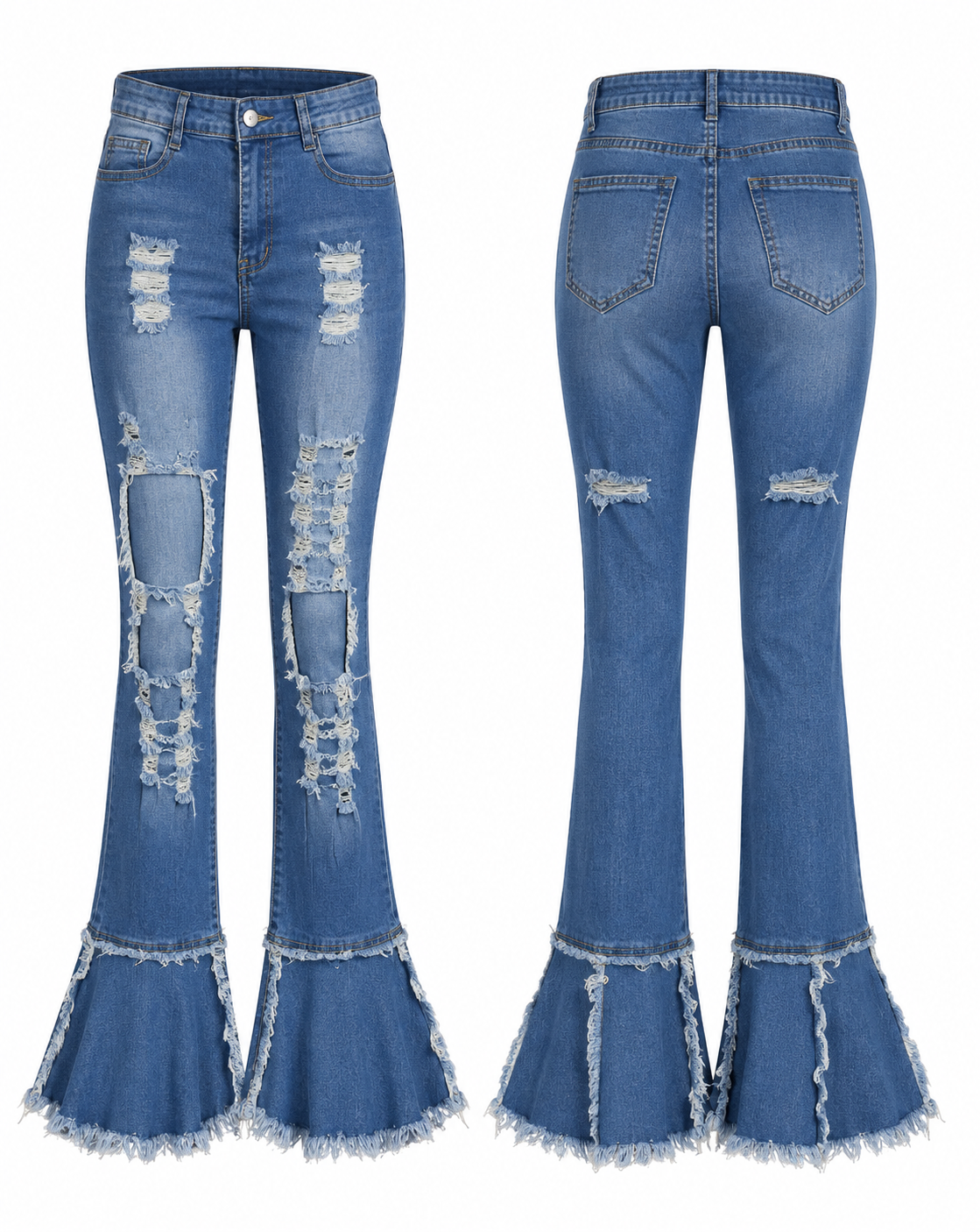 Denim Diva Flares