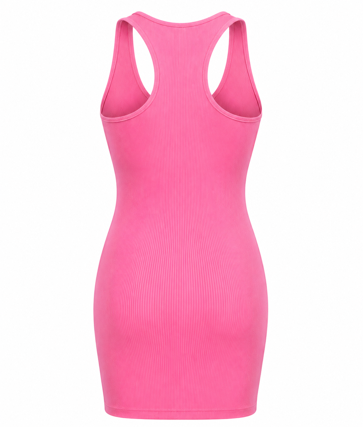Pink Paradise Ribbed Bodycon Dress