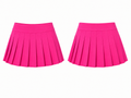 Pink Paradise Pleated Mini Skirt