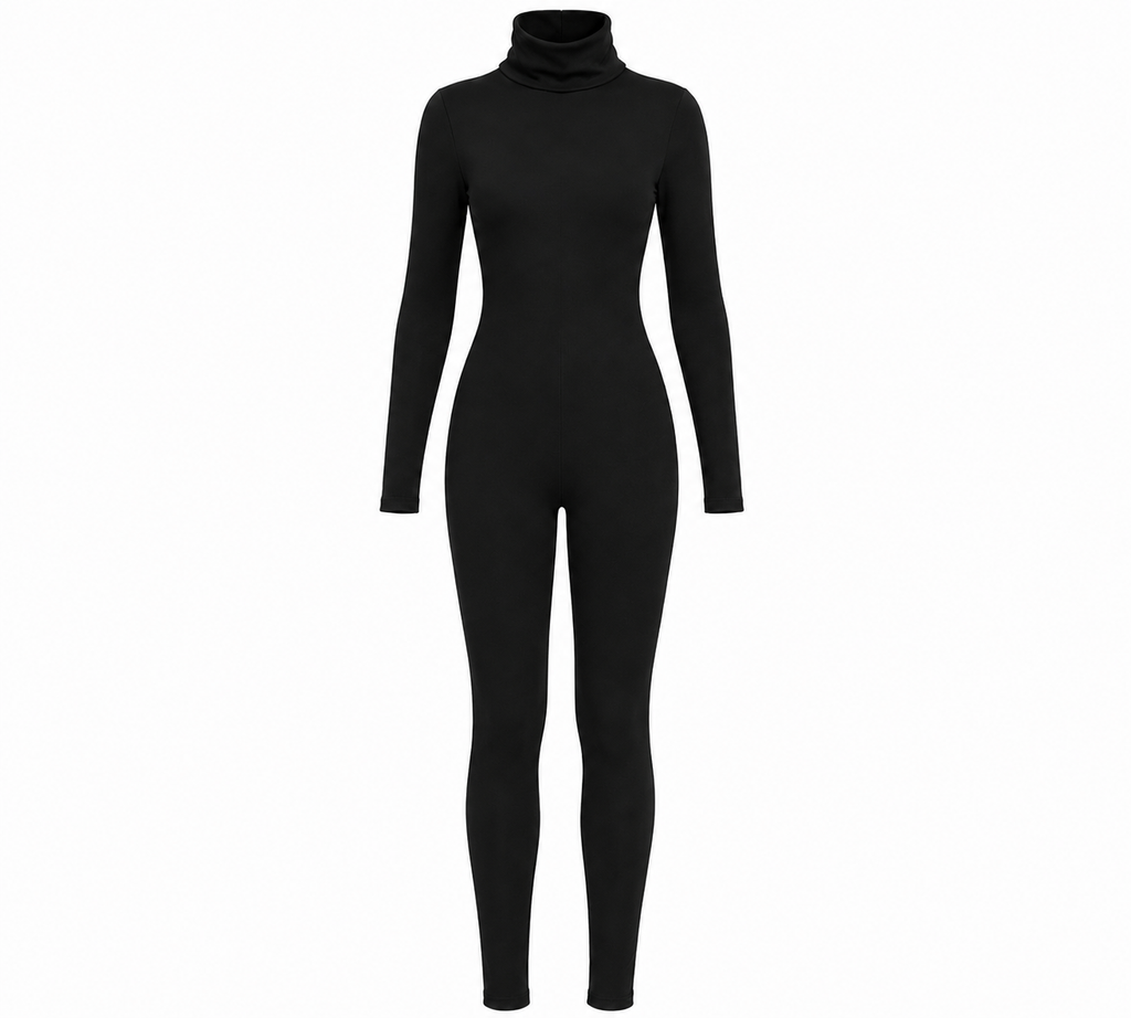 Midnight Turtleneck Luxe Bodysuit